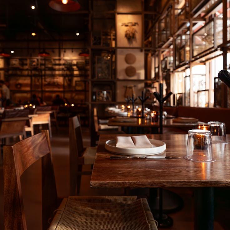 Shared dining and family-style food on a table